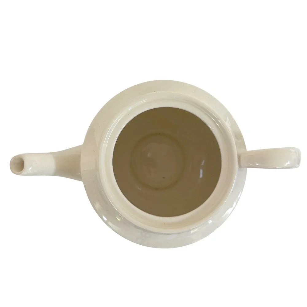 Vintage Wedgwood Edme Teapot Discontinued Ivory Creamware England Excellent